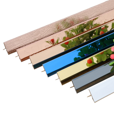 0.65MM Metal Inlay Strips Stainless Steel Tile Trim Indoor Interior Decor