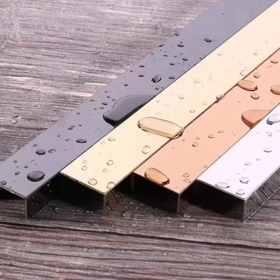 0.65MM Metal Inlay Strips Stainless Steel Tile Trim Indoor Interior Decor