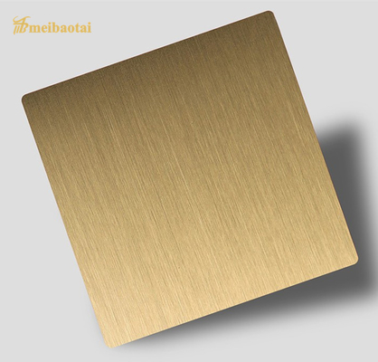 Decorative Stainless Steel Sheet Brushed PVD 201 Flat Steel Plate