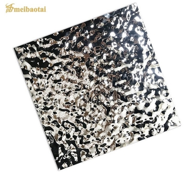Ss304 201mm Mirror Color Water Ripple Sheet Decoration Booth ,  Ceiling，Wall ,  Cup