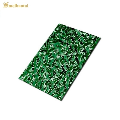 ASTM Cold Roll Stainless Steel Sheet Water Wave Metal Plate Mirror Finish