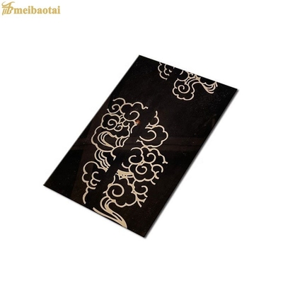 8ft X 4ft Elevator Stainless Steel Sheet 1.0mm Thickness Decorative Lift Plate