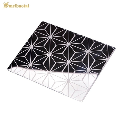 1219x3048mm Etched Stainless Steel Sheet With Chemical Composition Of STS 304 316 430 201