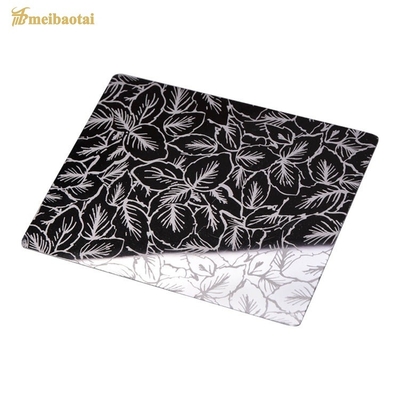 1219x3048mm Etched Stainless Steel Sheet With Chemical Composition Of STS 304 316 430 201