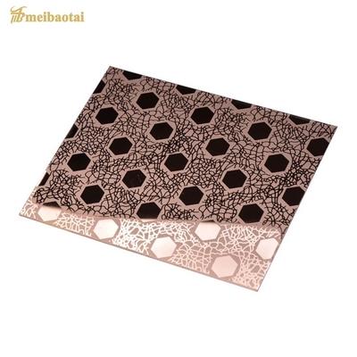 Custom Elevator Etching Decorative Stainless Steel Sheet 1219x2438mm