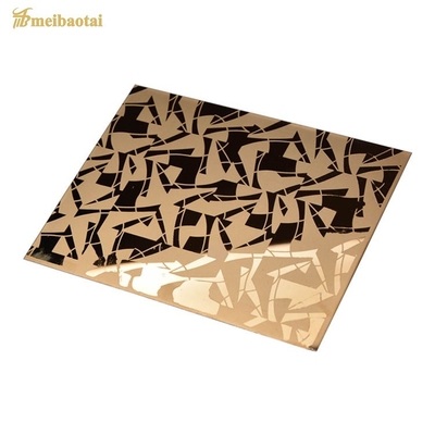 Customized Sizes and Thickness Available for Etched Stainless Steel Sheet