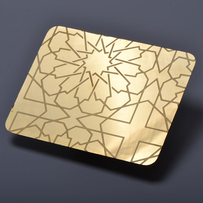Customized Etching Patterns And Sizes Available For Etched Stainless Steel Sheet
