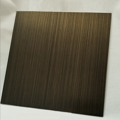 Anti Bronze Hairline 304 Stainless Steel Sheet AFP finish