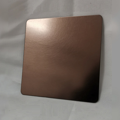 Vibration SS Sheet Anti Bronze Plating Decorate Sheet Four Feet