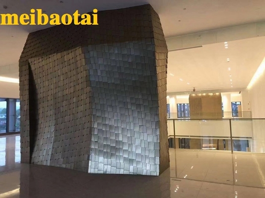 Four Feet Bronze Color Embossed Stainless Steel Sheet Decoration Product