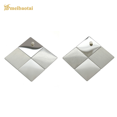 Super Mirror Decorative Stainless Steel Sheet 0.55mm Thickness ASTM Standard