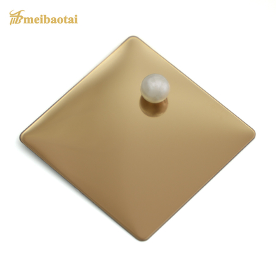 Sustainable Hairline Decorative Stainless Steel Sheet Sandblasted Silver Gold Color