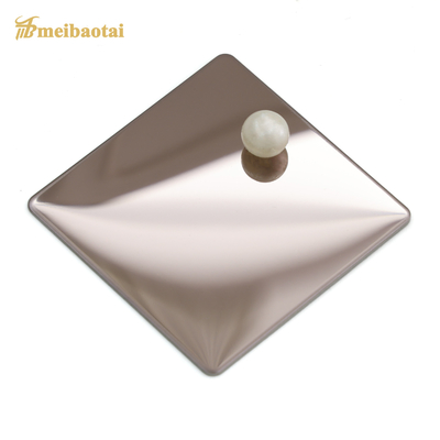 1.5mm Thickness Polished Pvd Coated Ss Sheet With 10C PVC Film