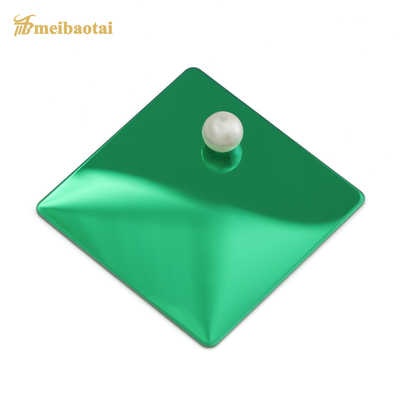 Mirror Finish Decorative Stainless Steel Sheet JIS Standard 0.8mm Thickness