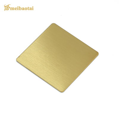 Brushed Hairline Stainless Steel Sheet Vibration SS plate Pvd Color Coating ASTM
