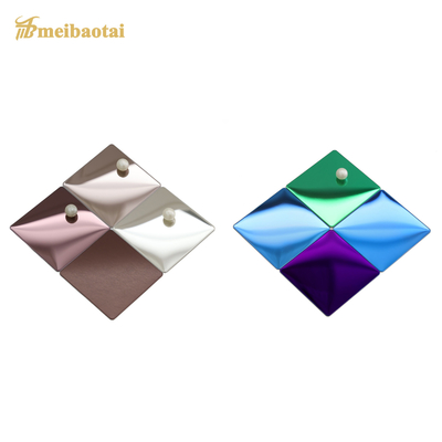 PVD Plating Mirror Decorative Stainless Steel Sheet 4x8 0.6mm Thickness