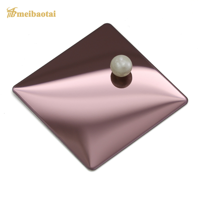 1.5mm Thickness Polished Pvd Coated Ss Sheet With 10C PVC Film