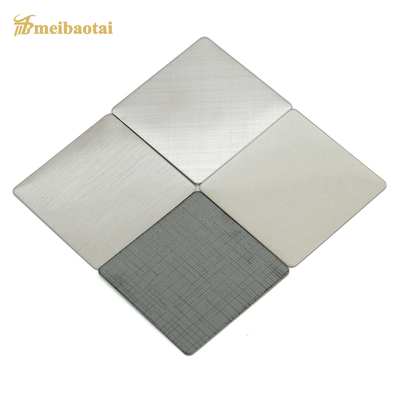 0.55mm Thickness Hairline Stainless Steel Sheet 1219x2438mm In Elevator Panels