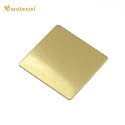 Brushed Hairline Stainless Steel Sheet Vibration SS plate Pvd Color Coating ASTM