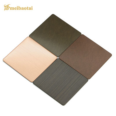 Хорошая цена Античная медная декоративная вибрация металлического листа нержавеющей стали Sandblasted онлайн