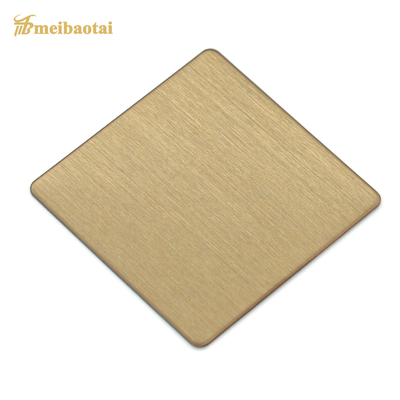 ASTM Cold Rolled Stainless Steel Plate Gold Four Feet Sustainable
