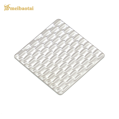 SS304 201 430 5WL 6WL Line Stainless Steel Sheet Decoration Embossed Plate