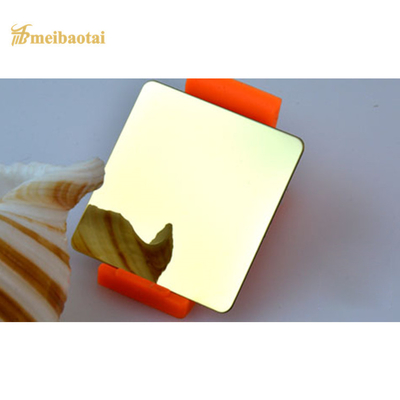 Mirror Finish Decorative Stainless Steel Sheet JIS Standard 4x8 0.8mm Thickness