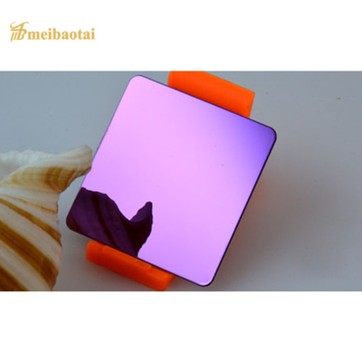 Mirror Finish Coloured Stainless Steel Sheet 0.65mm Thickness