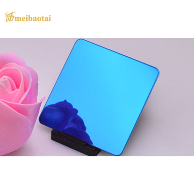 Mirror Finish Decorative Stainless Steel Sheet JIS Standard 4x8 0.8mm Thickness