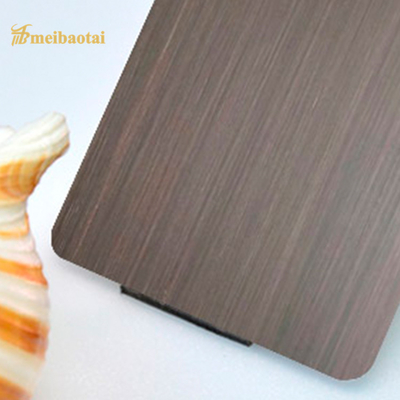 SS304 Aged Color Antique Copper Stainless Steel Plate Decoration Wall