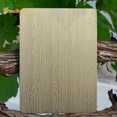 Etched Embossed Stainless Steel Sheet AISI Standard 1.0mm Thickness