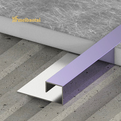 T50 Grade 201 304 Stainless Steel Tile Trim Thickness 0.65MM