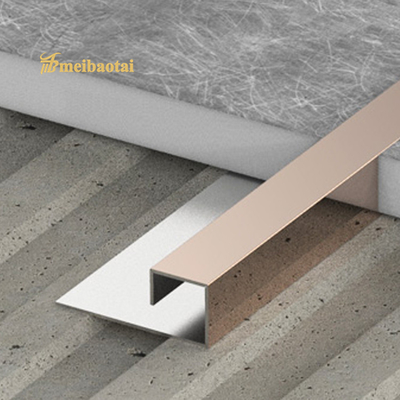 T50 Grade 201 304 Stainless Steel Tile Trim Thickness 0.65MM
