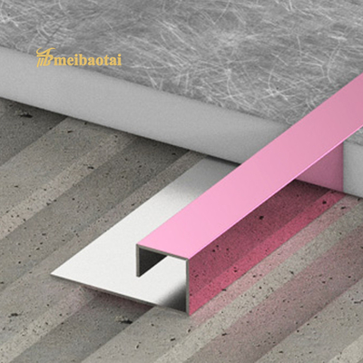 T50 Grade 201 304 Stainless Steel Tile Trim Thickness 0.65MM