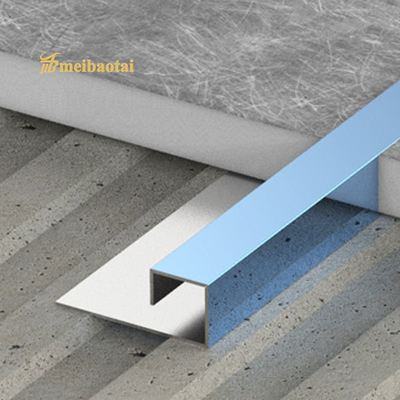 T50 Grade 201 304 Stainless Steel Tile Trim Thickness 0.65MM