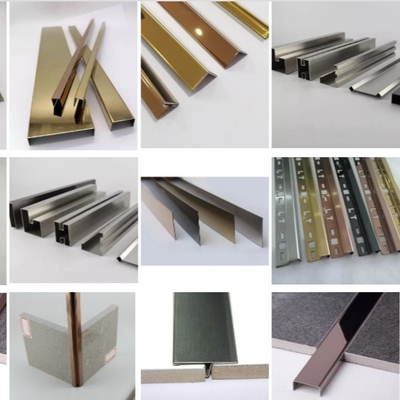 Decorative Stainless Steel Tile Trim 15mm Stainless Steel U Trim U Shape