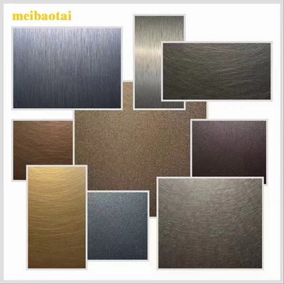 Sustainable Cold Rolled Stainless Steel Plate NO.4 Hairline Color