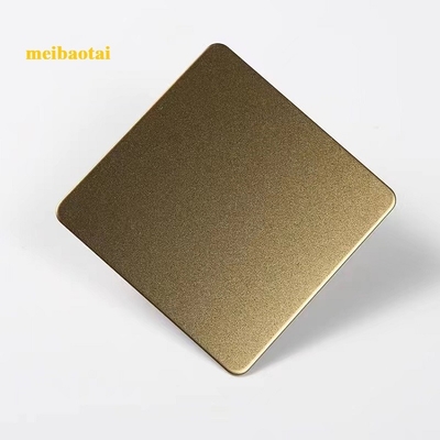 SS201J2 0.65MM Silver Sandblast Stainless Steel Color Sheet Decoration Plate