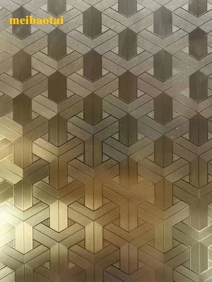 SS304 1.0 0.8MM Mirror Etched Stainless Steel Sheet AISI Standard