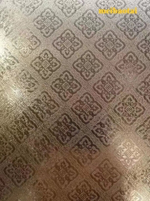 SS304 1.0 0.8MM Mirror Etched Stainless Steel Sheet AISI Standard