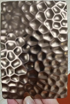 Honeycomb Stamped Decorative Stainless Steel Plate Sustainable