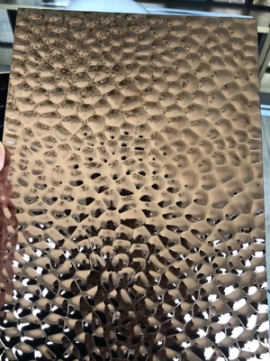 Honeycomb Stamped Decorative Stainless Steel Plate Sustainable