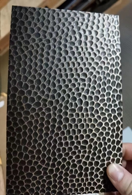201 304 Wall Decoration Stamped Honeycomb Stainless Steel Sheets