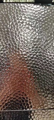 201 304 Decoration Stamped Honeycomb Stainless Steel Sheets 3D Wall