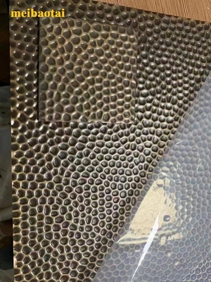 Ss304 Honeycomb Stainless Steel Color Sheet Decoration SS Plate Mill Edge