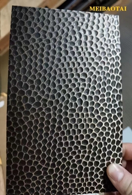 Mirror Stamped Stainless Steel Sheet PVD Color Coating Decoration Embossed Plate