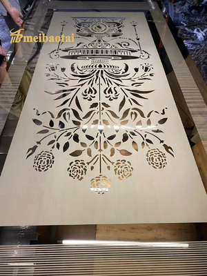 1.00mm Thk Etched Stainless Steel Sheet For Elevator