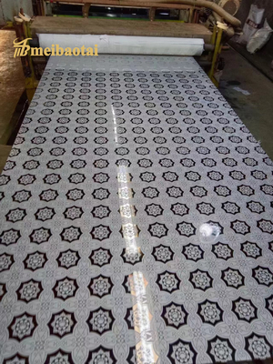 Mirror 4x8 Various Pattern Popular Etched Stainless Steel Decoratve Sheet