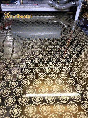 Gold Mirror Etching Stainless Steel Sheet Cold Rolled SS Plate