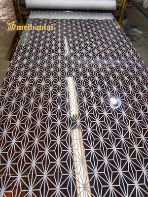 Silver Mirror Decorative Etched 201 Stainless Steel Sheet